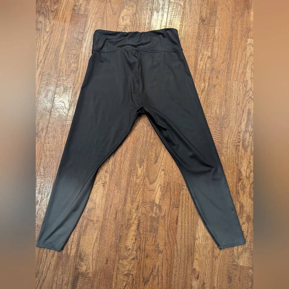 PUMA Womens Studio Ombre High Waist Full Tights Leggings Black Gray Size XL - Picture 2 of 10
